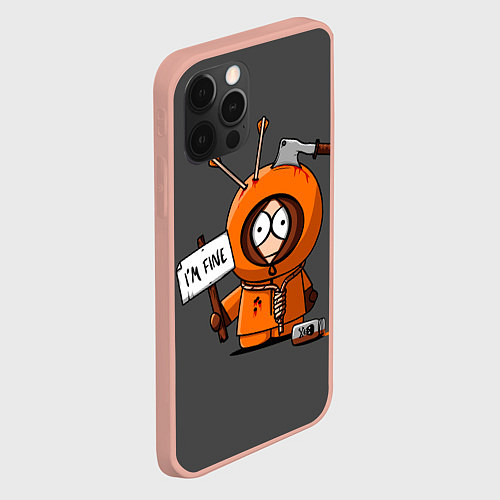 Чехол iPhone 12 Pro Max Я в норме / 3D-Светло-розовый – фото 2
