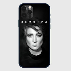 Чехол для iPhone 12 Pro Max Zемфира красивый портрет, цвет: 3D-черный