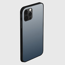 Чехол для iPhone 12 Pro Max GRADIENT 50 SHADES OF GREY, цвет: 3D-черный — фото 2