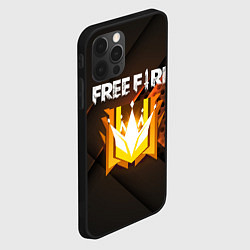 Чехол для iPhone 12 Pro Max FREE FIRE GRAND MASTER, цвет: 3D-черный — фото 2