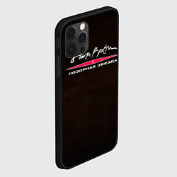 Чехол для iPhone 12 Pro Max Агата Кристи ПОЗОРНАЯ ЗВЕЗДА, цвет: 3D-черный — фото 2