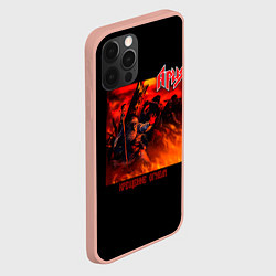 Чехол для iPhone 12 Pro Max Ария - КРЕЩЕНИЕ ОГНЕМ, цвет: 3D-светло-розовый — фото 2