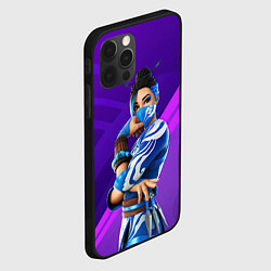 Чехол для iPhone 12 Pro Max Fortnite Blue Jade, цвет: 3D-черный — фото 2