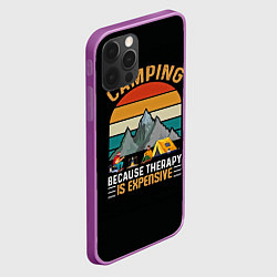 Чехол для iPhone 12 Pro Max Camping, цвет: 3D-сиреневый — фото 2