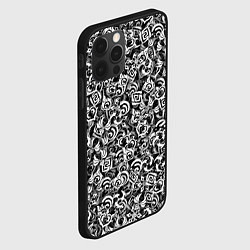 Чехол для iPhone 12 Pro Max Genshin impact elements, цвет: 3D-черный — фото 2