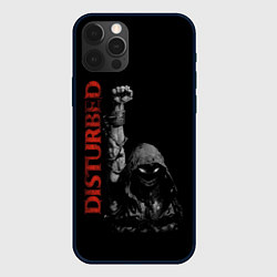 Чехол для iPhone 12 Pro Max DISTURBED, цвет: 3D-черный