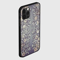 Чехол для iPhone 12 Pro Max Психоделика киберпанк, цвет: 3D-черный — фото 2