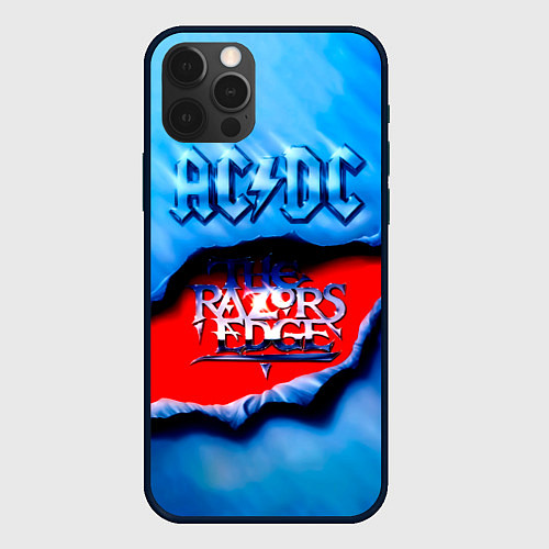 Чехол iPhone 12 Pro Max ACDC - The Razor’s Edge / 3D-Черный – фото 1