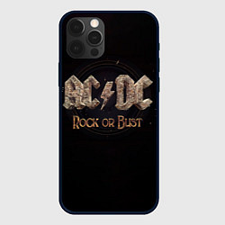 Чехол для iPhone 12 Pro Max ACDC Rock or Bust, цвет: 3D-черный