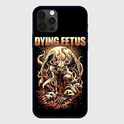Чехол для iPhone 12 Pro Max Dying Fetus, цвет: 3D-черный