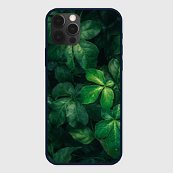 Чехол для iPhone 12 Pro Max Тропическая листва Тропики Z, цвет: 3D-черный