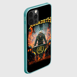 Чехол для iPhone 12 Pro Max Megadeth, цвет: 3D-мятный — фото 2