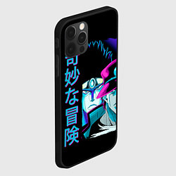 Чехол для iPhone 12 Pro Max Дзётаро и Дио, JoJo’s Bizarre, цвет: 3D-черный — фото 2