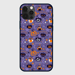 Чехол для iPhone 12 Pro Max Хэллоуин, цвет: 3D-черный