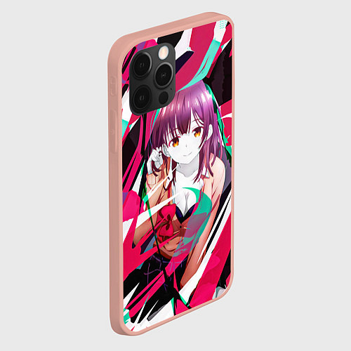 Чехол iPhone 12 Pro Max Sayu Ogiwara / 3D-Светло-розовый – фото 2