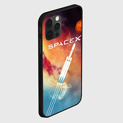 Чехол для iPhone 12 Pro Max Space X, цвет: 3D-черный — фото 2
