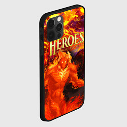 Чехол для iPhone 12 Pro Max HoM Огненный, цвет: 3D-черный — фото 2