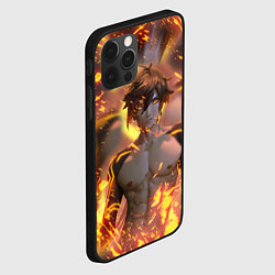 Чехол для iPhone 12 Pro Max Чжун Ли Jun Lee Genshin Impact, цвет: 3D-черный — фото 2