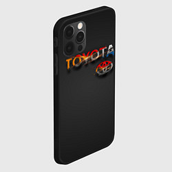 Чехол для iPhone 12 Pro Max TOYOTA SHARDS, цвет: 3D-черный — фото 2