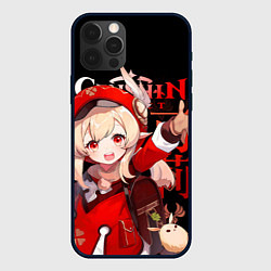 Чехол для iPhone 12 Pro Max Кли, Genshin Impact, цвет: 3D-черный
