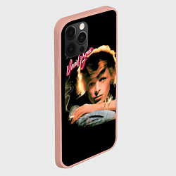 Чехол для iPhone 12 Pro Max Young Americans - David Bowie, цвет: 3D-светло-розовый — фото 2