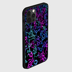 Чехол для iPhone 12 Pro Max Neon Rave Party, цвет: 3D-черный — фото 2