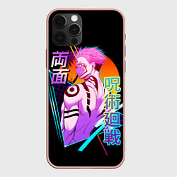 Чехол iPhone 12 Pro Max Jujutsu Kaisen , Сукуна неон