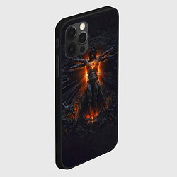 Чехол для iPhone 12 Pro Max Clayman - In Flames, цвет: 3D-черный — фото 2