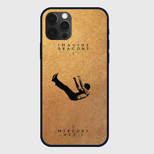 Чехол iPhone 12 Pro Max Mercury Act 1 - Imagine Dragons / 3D-Черный – фото 1