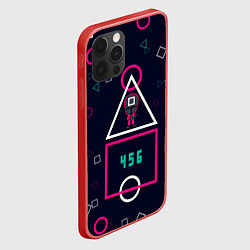 Чехол для iPhone 12 Pro Max Игра в кальмара: Финал 456, цвет: 3D-красный — фото 2