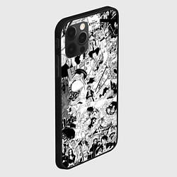 Чехол для iPhone 12 Pro Max One Piece Манга страницы, цвет: 3D-черный — фото 2