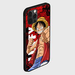 Чехол для iPhone 12 Pro Max Манки Д Луффи, One Piece, цвет: 3D-черный — фото 2