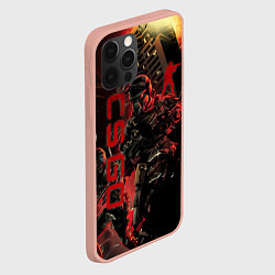 Чехол для iPhone 12 Pro Max CS GO SPECIAL OPERATION RED ALERT SKIN КС ГО КРАСН, цвет: 3D-светло-розовый — фото 2