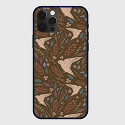 Чехол для iPhone 12 Pro Max Литой стриж, цвет: 3D-черный