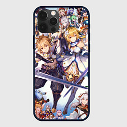Чехол для iPhone 12 Pro Max GENSHIN IMPACT ПЕРСОНАЖИ, цвет: 3D-черный