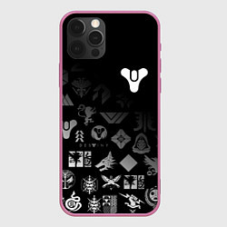 Чехол для iPhone 12 Pro Max DESTINY LOGOBOMBING, цвет: 3D-малиновый