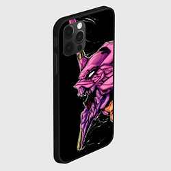 Чехол для iPhone 12 Pro Max Evangelion Eva 01, цвет: 3D-черный — фото 2