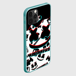 Чехол для iPhone 12 Pro Max MARSHMELLO GLITCH, цвет: 3D-мятный — фото 2