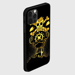 Чехол для iPhone 12 Pro Max ONE PIECE ВАН ПИС GOLDEN, цвет: 3D-черный — фото 2