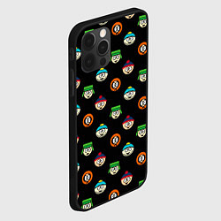 Чехол для iPhone 12 Pro Max Южный парк, паттерн, цвет: 3D-черный — фото 2