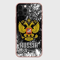Чехол для iPhone 12 Pro Max Russia, цвет: 3D-светло-розовый
