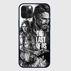 Чехол для iPhone 12 Pro Max THE LAST OF US ЧЁРНО БЕЛЫЙ, цвет: 3D-черный