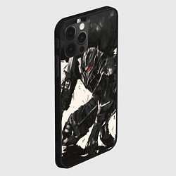 Чехол для iPhone 12 Pro Max BERSERK ILLUSTRATION БЕРСЕРК, цвет: 3D-черный — фото 2