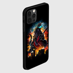 Чехол для iPhone 12 Pro Max РОКЗИЛЛА, цвет: 3D-черный — фото 2