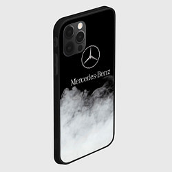 Чехол для iPhone 12 Pro Max Mercedes-Benz Облака, цвет: 3D-черный — фото 2
