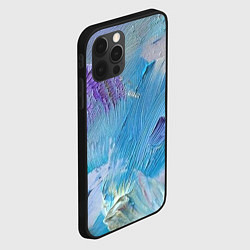 Чехол для iPhone 12 Pro Max Оставленная краска, цвет: 3D-черный — фото 2