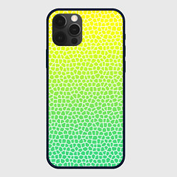 Чехол для iPhone 12 Pro Max Витражная мозаика, цвет: 3D-черный