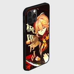 Чехол для iPhone 12 Pro Max Genshin Impact - Кадзуха, цвет: 3D-черный — фото 2