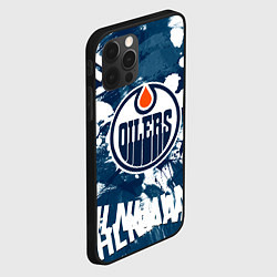 Чехол для iPhone 12 Pro Max Эдмонтон Ойлерз Edmonton Oilers, цвет: 3D-черный — фото 2