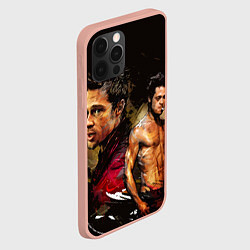 Чехол для iPhone 12 Pro Max Бред Питт Бойцовский клуб, цвет: 3D-светло-розовый — фото 2